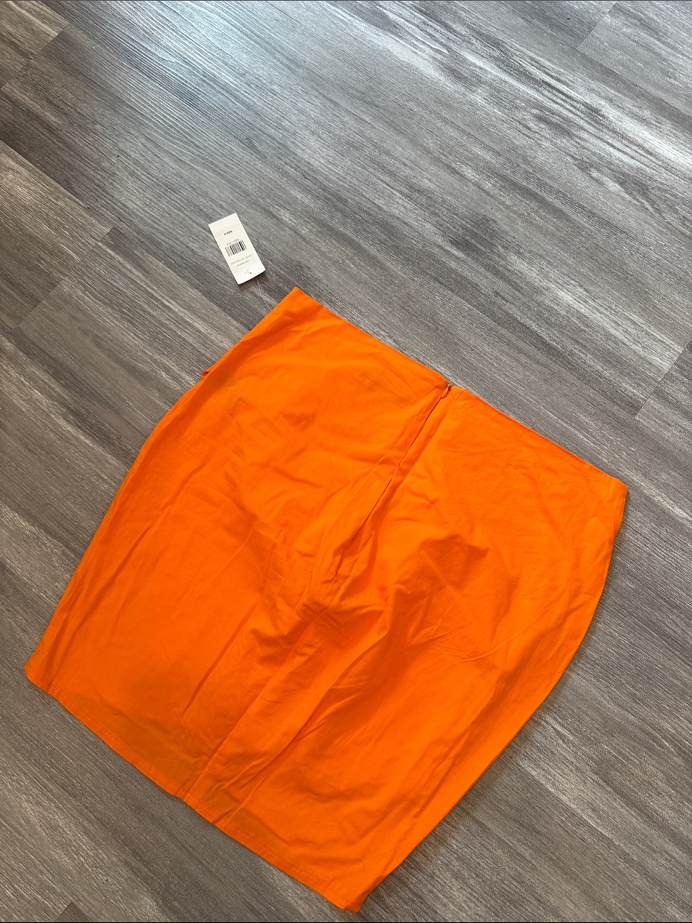 Fashion to Figure Orange Wrap-Front Mini Skirt - Picture 5 of 5